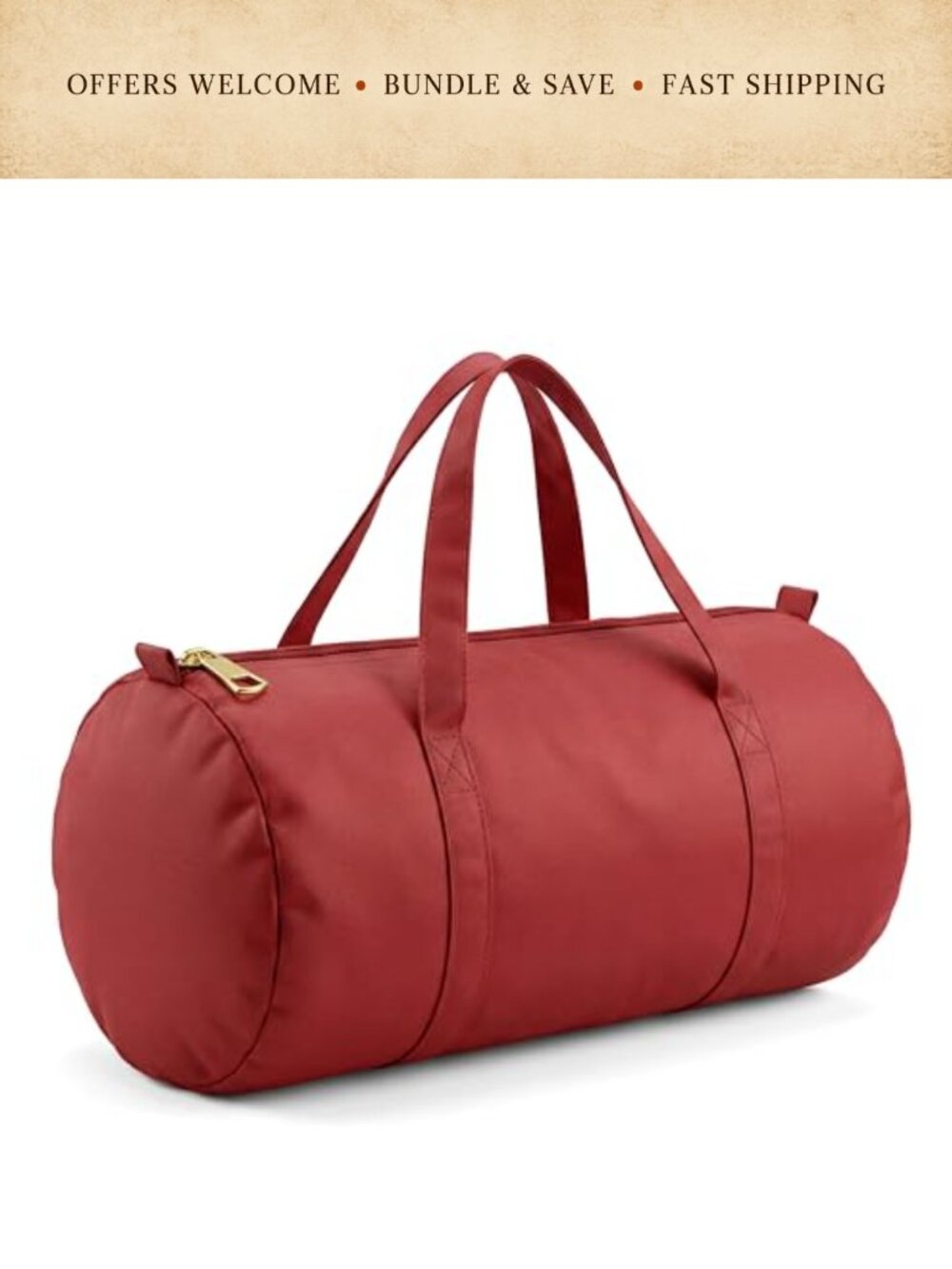 Foldable Nylon Duffel Bag Travel Storage Lightweight Water Repellent